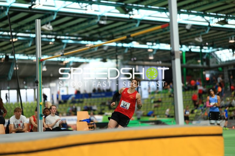 Hochsprung im Glaspalast