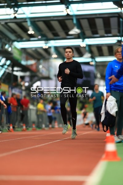 Athlet im Glaspalast Sindelfingen