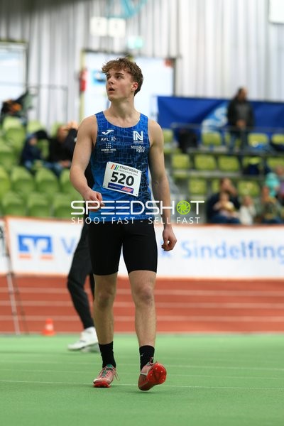 Athlet mit Startnummer 520 im Glaspalast