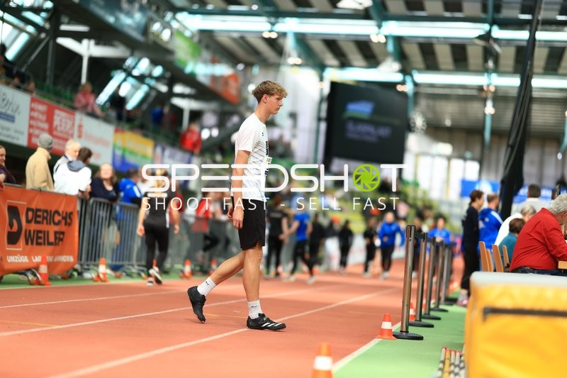 Athlet im Glaspalast Sindelfingen