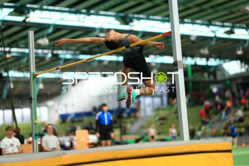 Hochsprung im Glaspalast