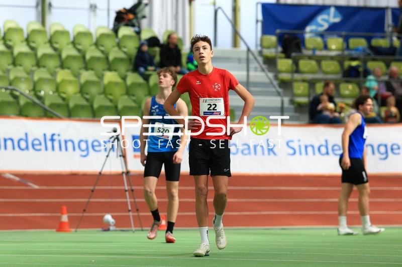Athleten im Glaspalast Sindelfingen