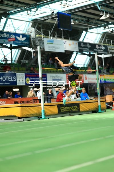 Hochsprung im Glaspalast