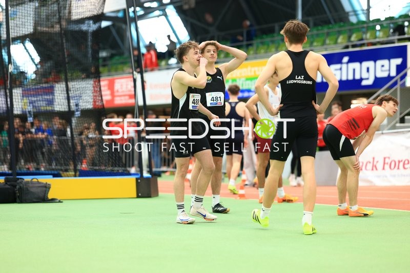 Athleten im Glaspalast Sindelfingen