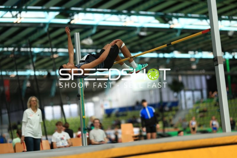 Hochsprung im Glaspalast