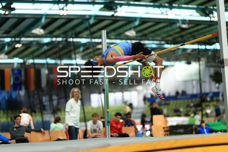 Hochsprung im Glaspalast