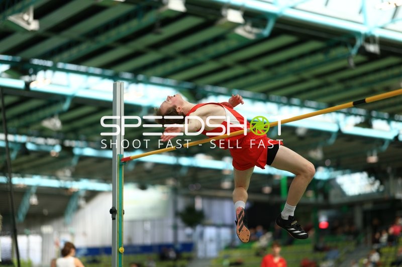 Hochsprung im Glaspalast