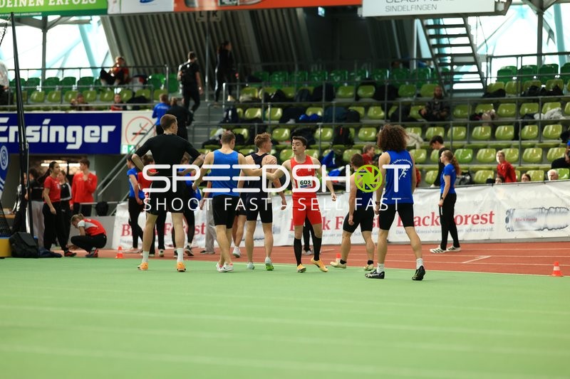 Athleten im Glaspalast Sindelfingen