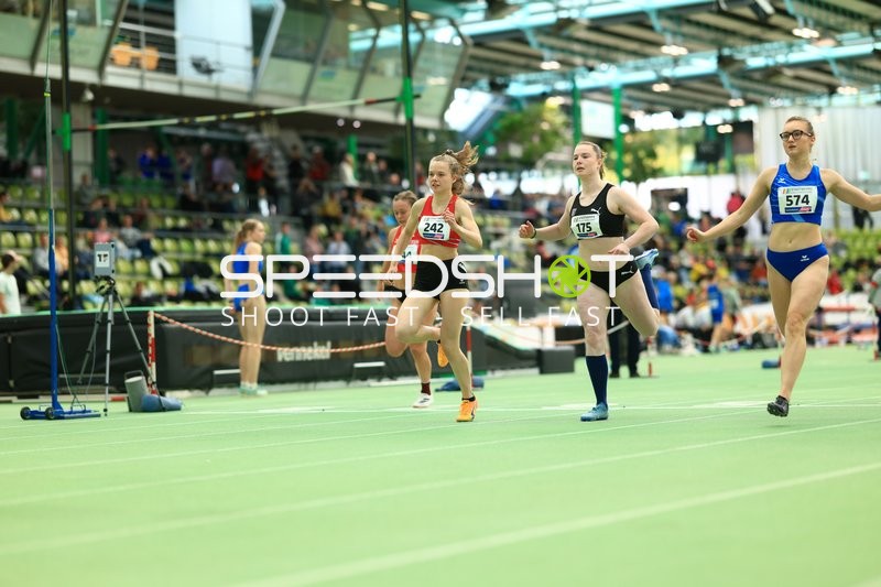 Sprinterinnen im Ziel