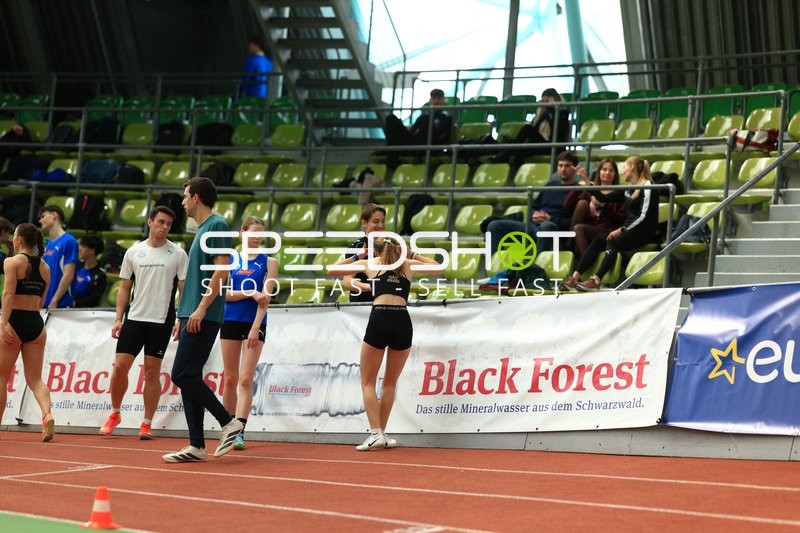 Athleten im Glaspalast Sindelfingen