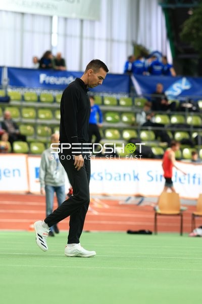 Athlet beim Aufwärmen