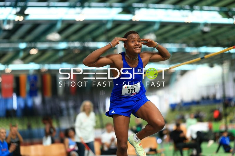 Hochsprung im Glaspalast