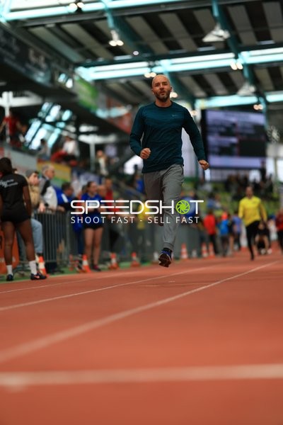 Athlet im Glaspalast Sindelfingen