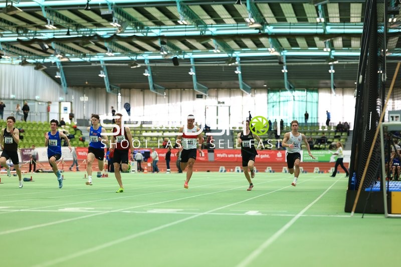 Sprinter im Endspurt im Glaspalast