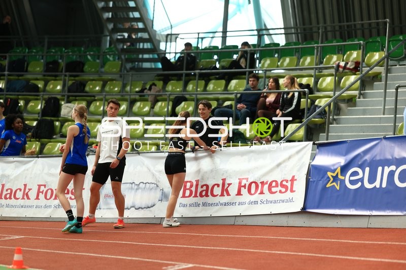 Athleten im Glaspalast Sindelfingen