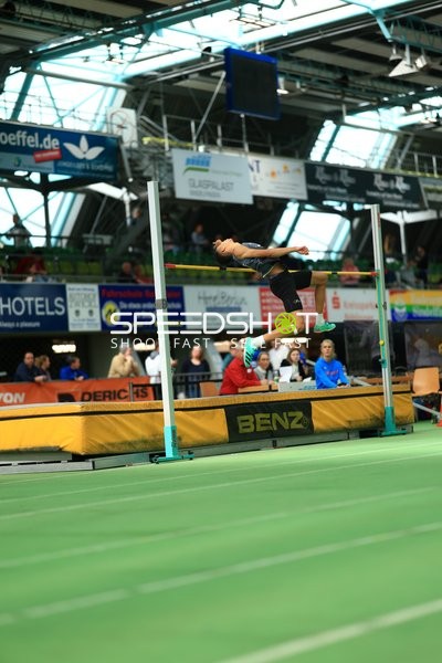 Hochsprung im Glaspalast