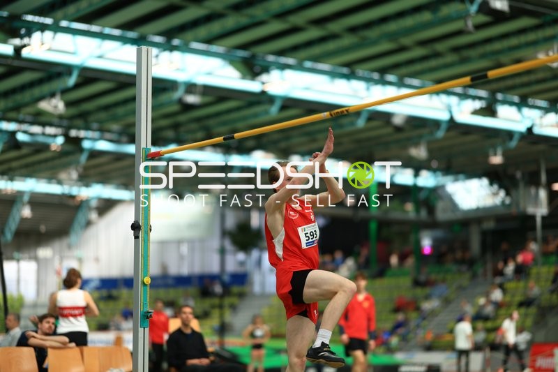Hochsprung im Glaspalast