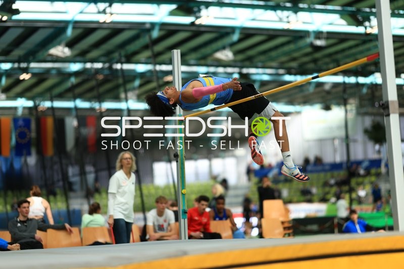 Hochsprung im Glaspalast