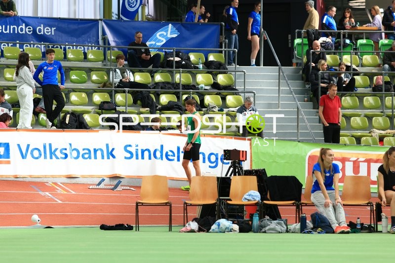 Athlet im Glaspalast Sindelfingen