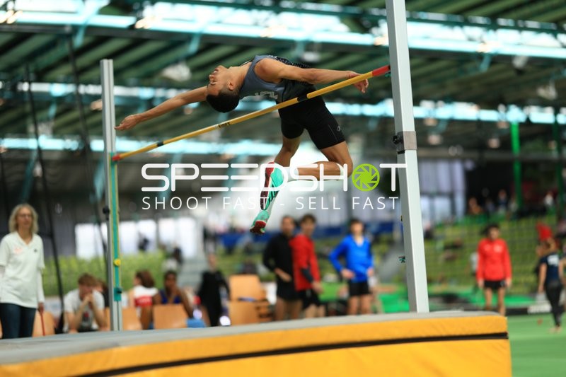 Hochsprung im Glaspalast