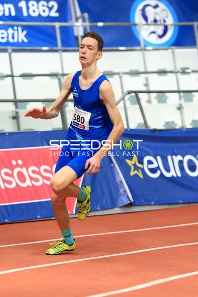 Athlet mit Startnummer 580 in Aktion