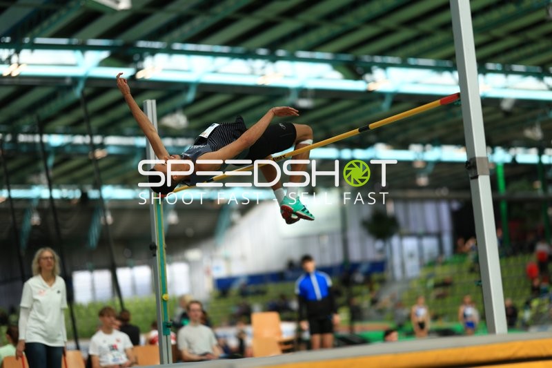 Hochsprung im Glaspalast