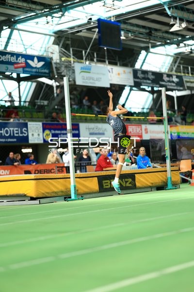 Hochsprung im Glaspalast