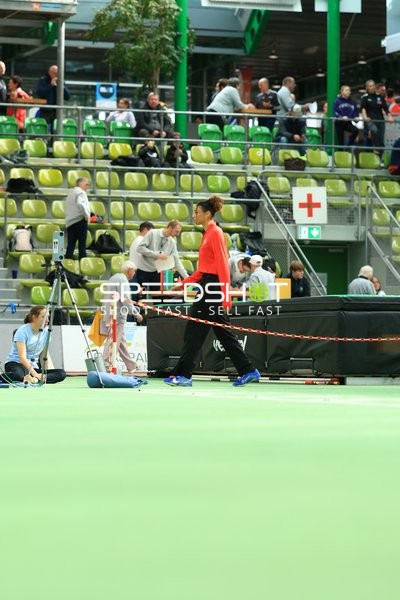 Athlet im Glaspalast Sindelfingen