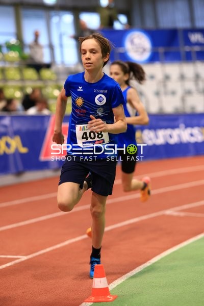 Athlet mit Startnummer 408 in Aktion