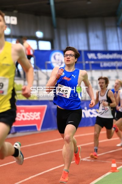 Athlet mit Startnummer 648 in Aktion