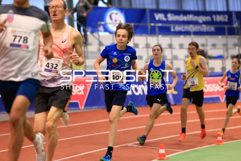 Leichtathletik Rennen im Glaspalast