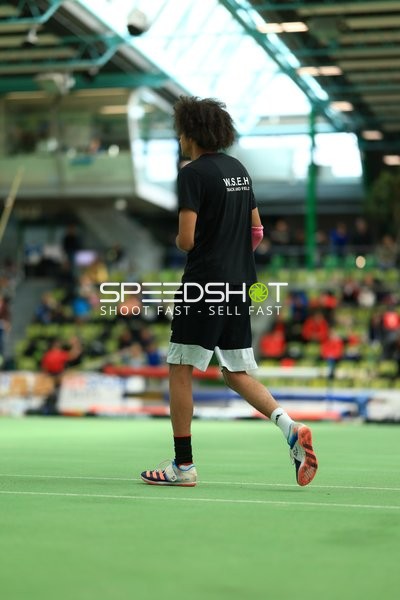 Athlet im Glaspalast Sindelfingen