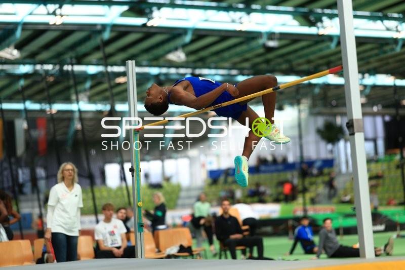 Hochsprung im Glaspalast