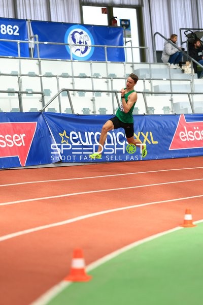 Athlet im Glaspalast Sindelfingen