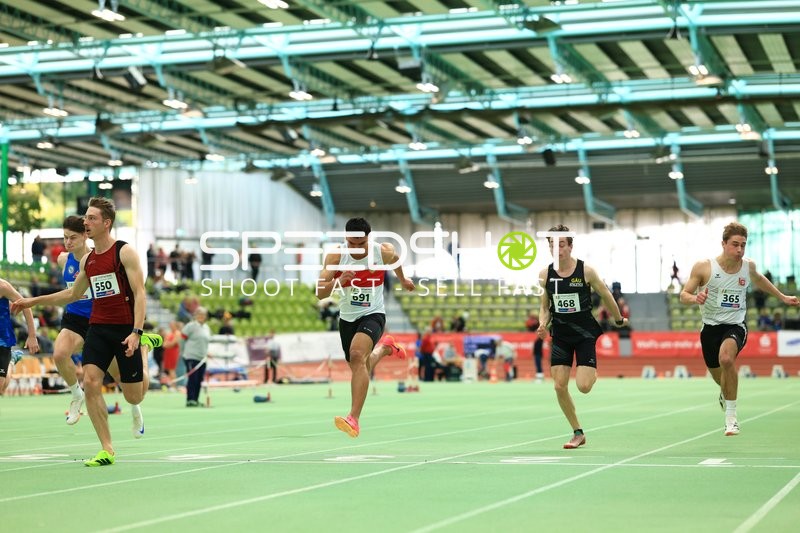 Sprinter im Endspurt im Glaspalast