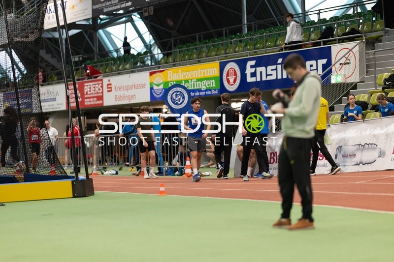 Athleten im Glaspalast Sindelfingen