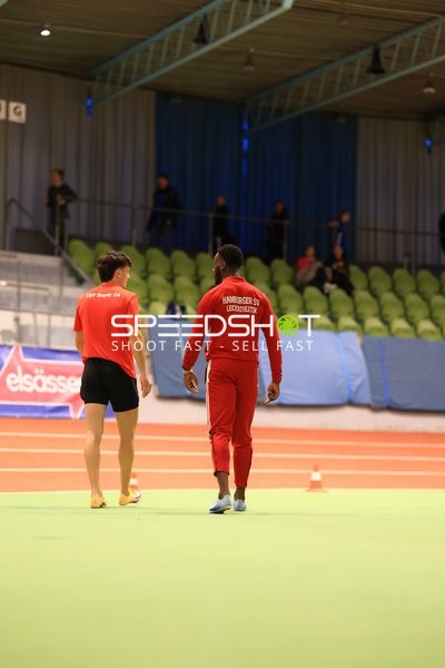 Athleten im Glaspalast Sindelfingen