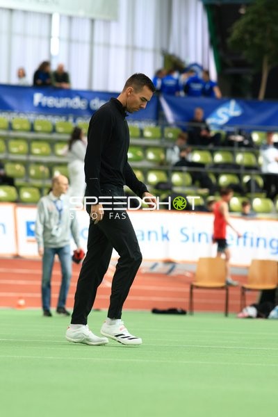 Athlet im Glaspalast Sindelfingen