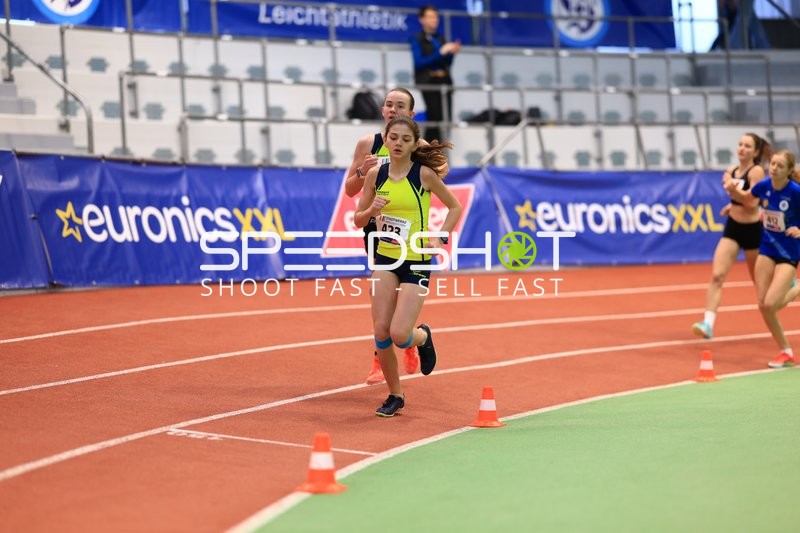 Läuferinnen im Glaspalast Sindelfingen