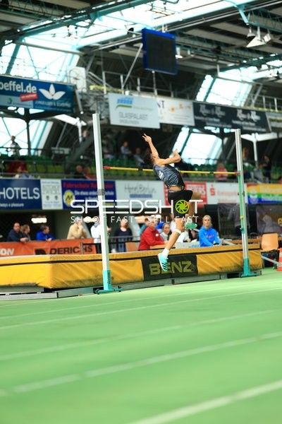Hochsprung im Glaspalast