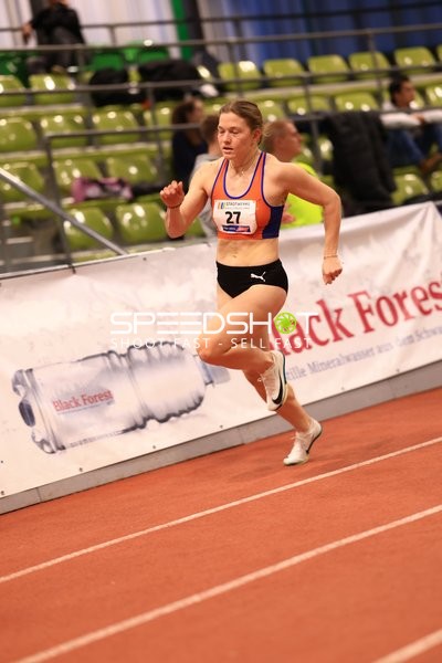 Startnummer 27 sprintet im Glaspalast