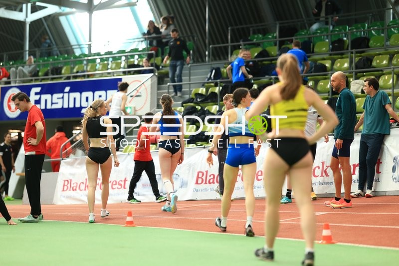 Athleten vor dem Start