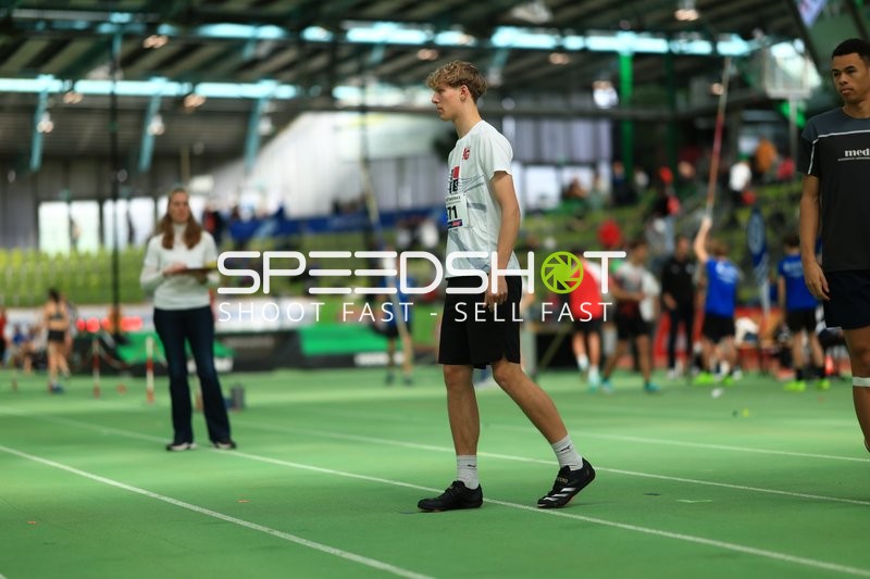 Athlet im Glaspalast Sindelfingen