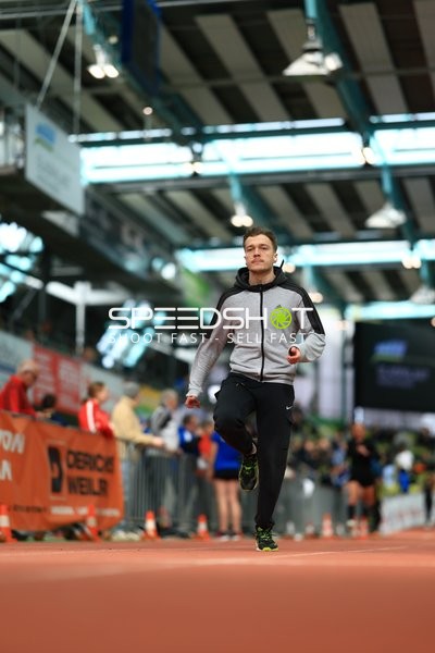 Athlet beim Aufwärmen