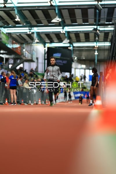 Athlet im Glaspalast Sindelfingen