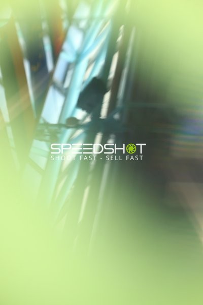 Unscharfe Struktur im Glaspalast