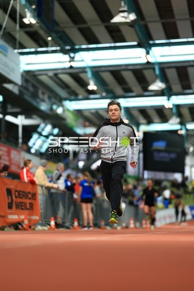 Athlet im Glaspalast Sindelfingen