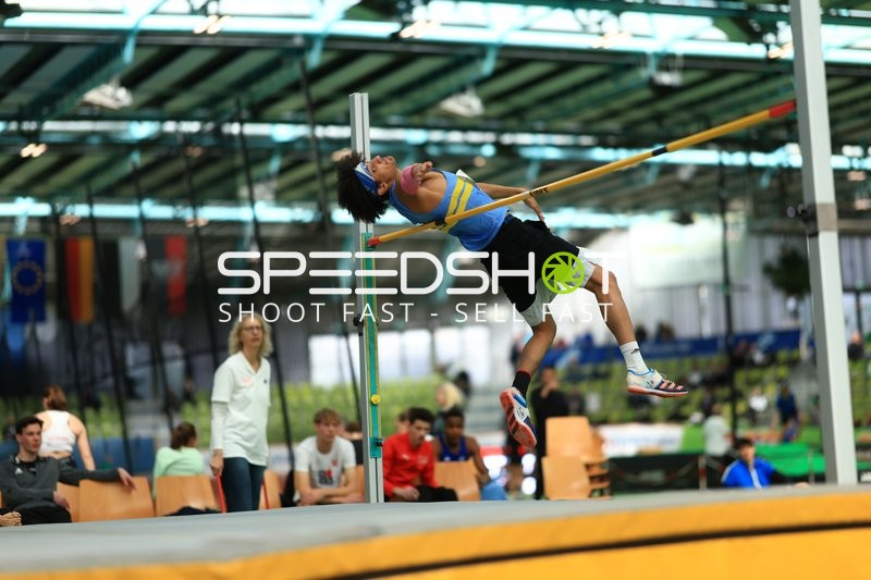 Hochsprung im Glaspalast