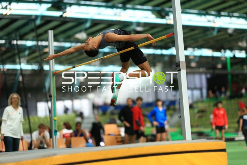 Hochsprung im Glaspalast