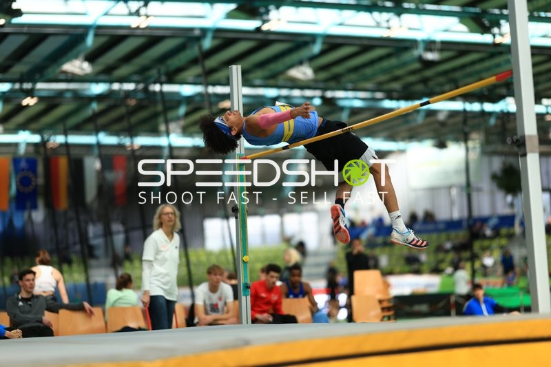 Hochsprung im Glaspalast